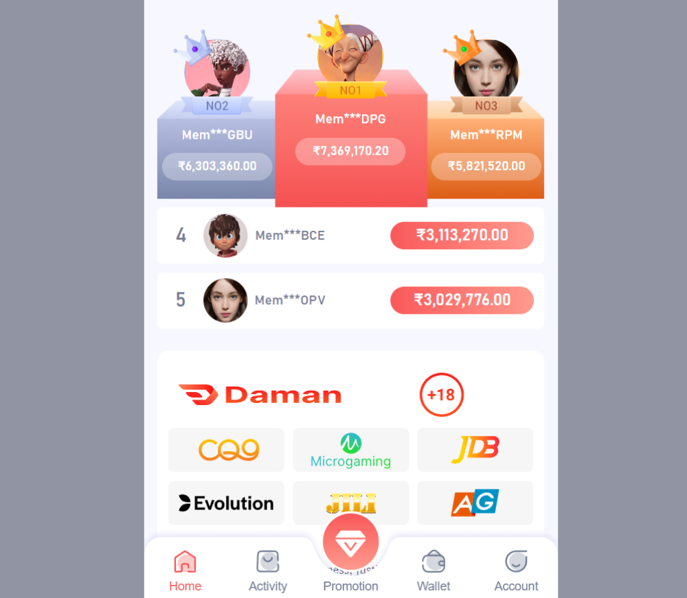 Daman casino tournament