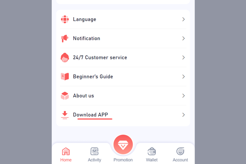 Daman casino application